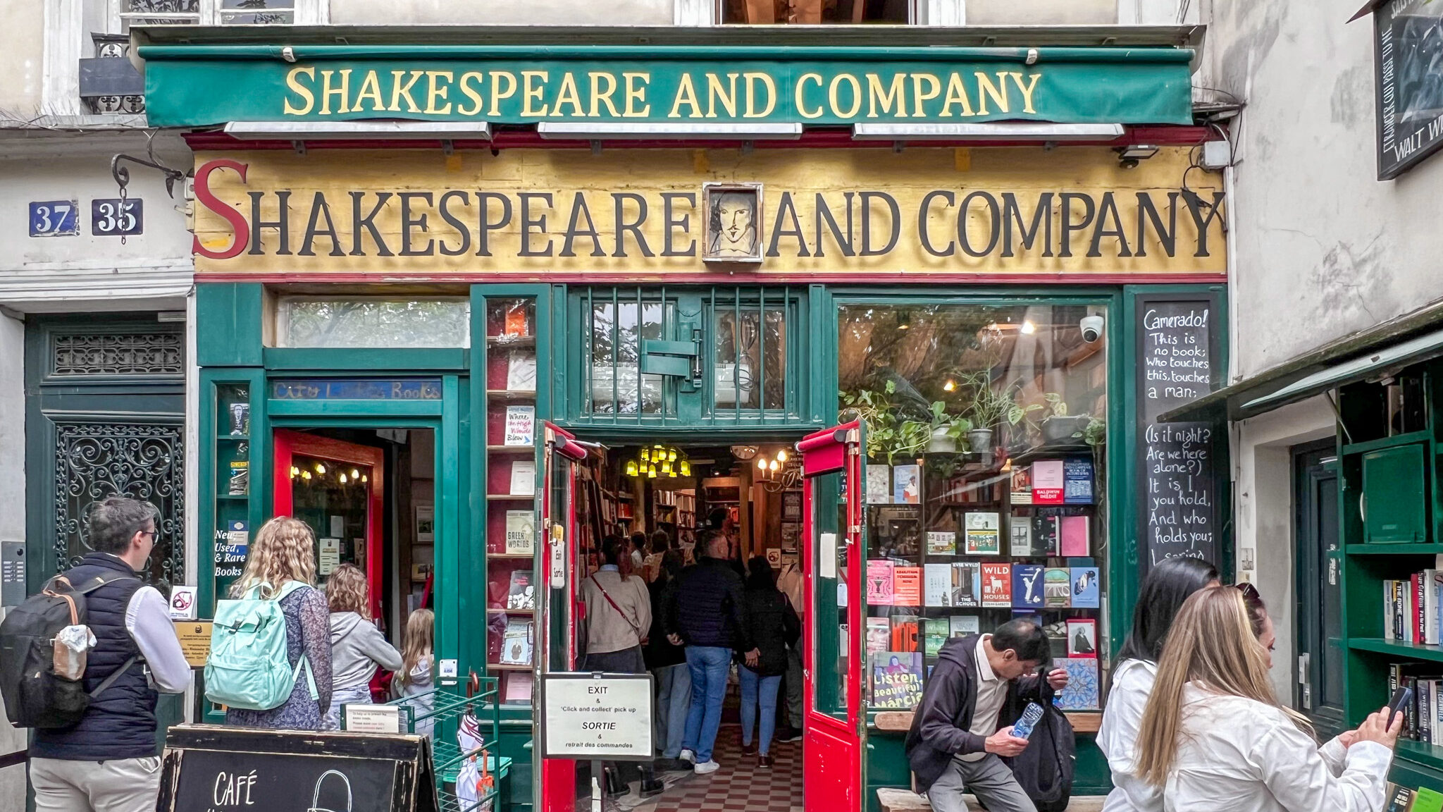 Old fashioned bookstore in Paris.