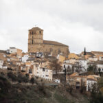 View of Alhama de Granada from a distance.