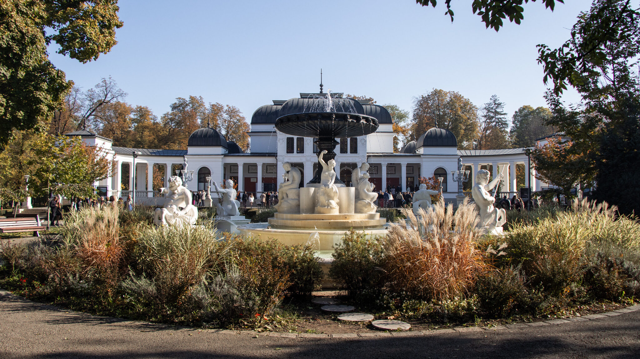 Casino building in park in Cluj.