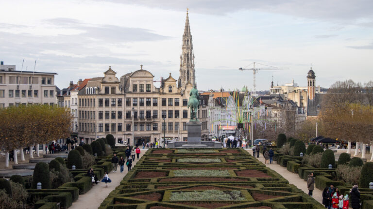 View of the city from hill of arts.