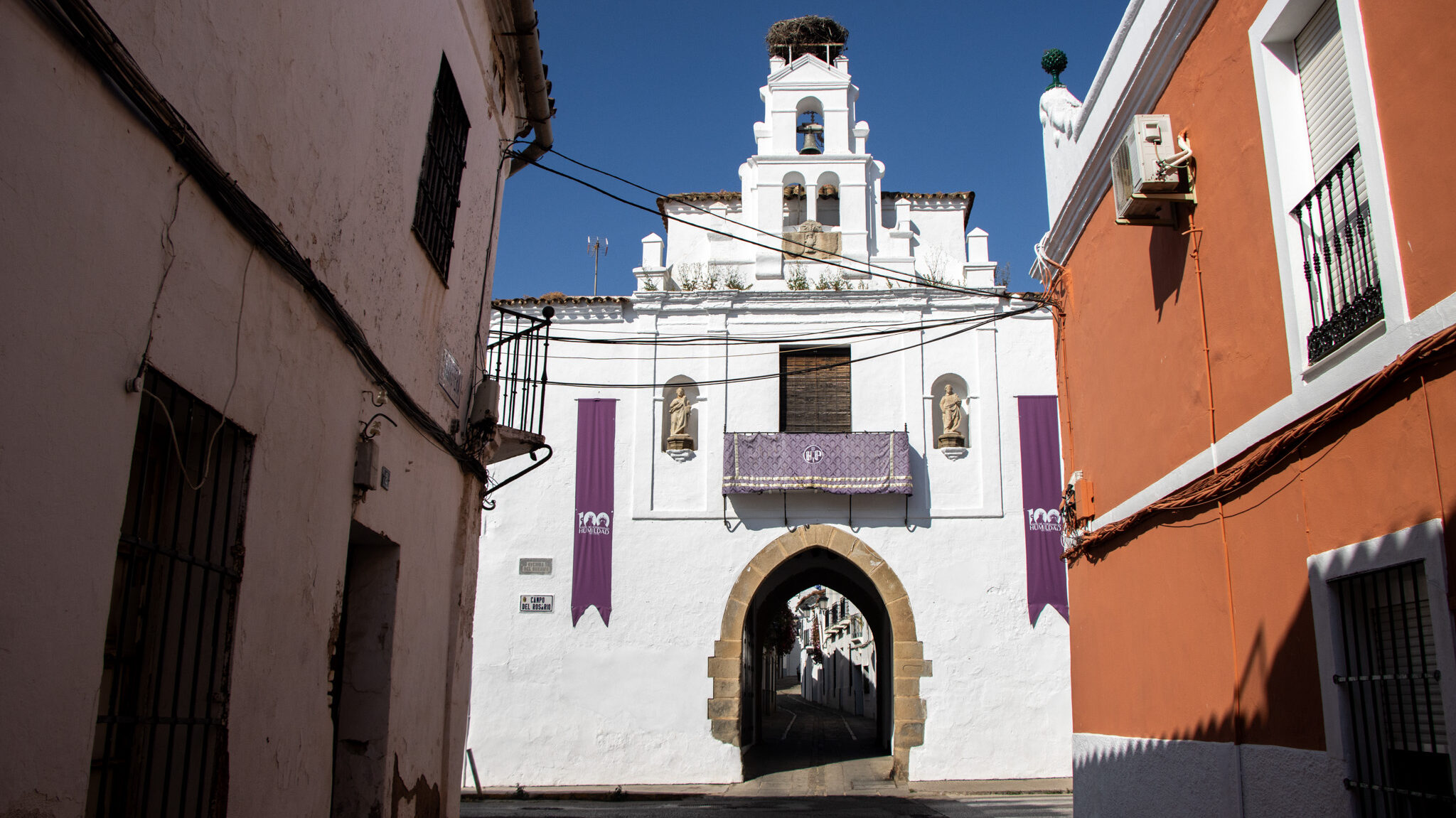 Puerta de Jerez Zafra | Krista the Explorer Arched entrance to old town of village.