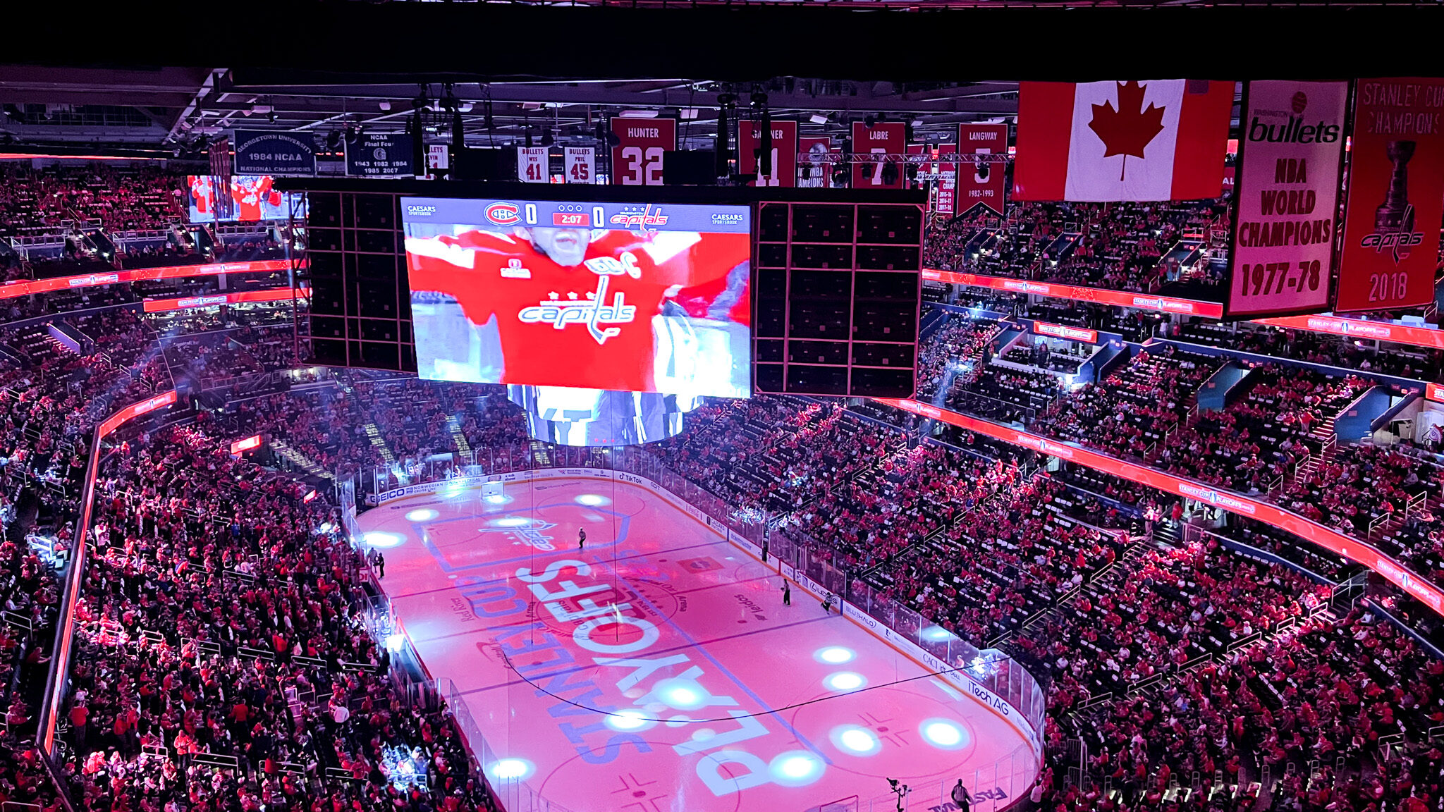 Washington Capitals | Krista the Explorer Inside the Washington Capitals hockey arena.