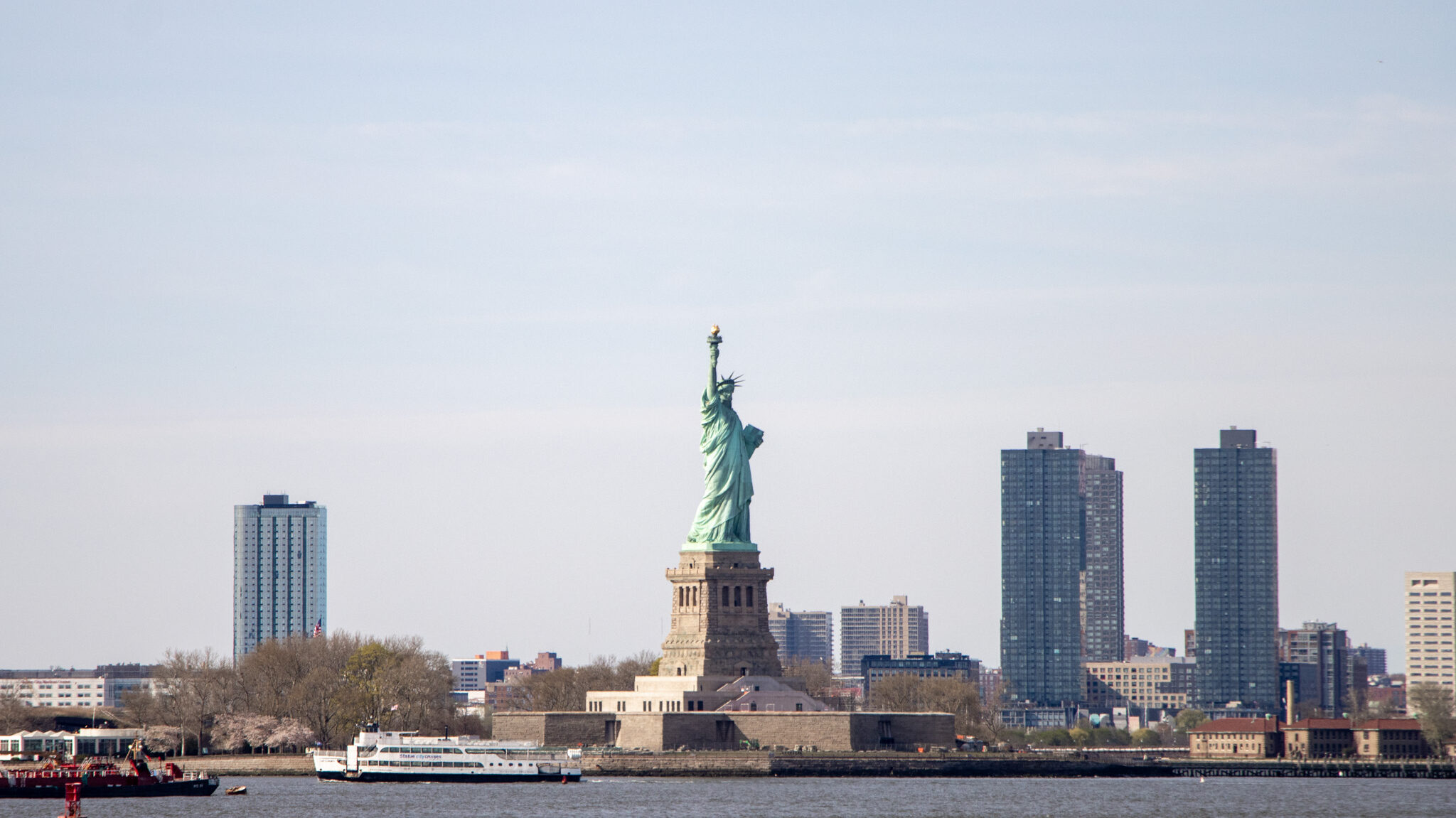 Statue of Liberty Manhattan | Krista the Explorer View of the Statue of Liberty from a ferry.