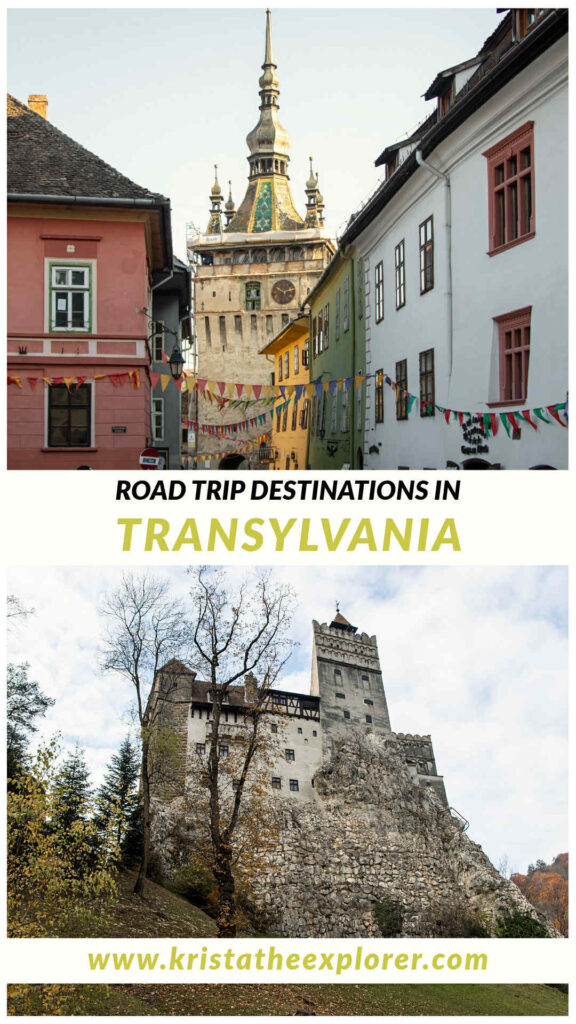 Transylvania | Krista the Explorer Old town in Sighisoara and view of Dracula castle in Romania.