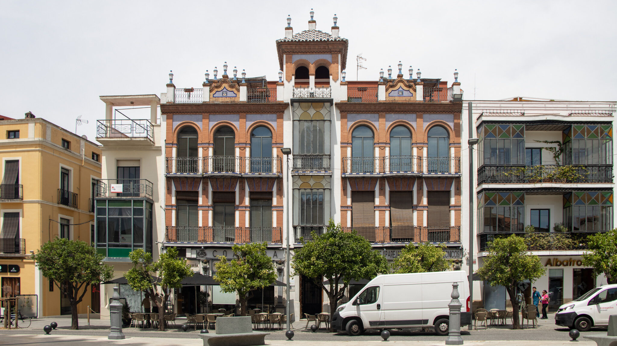 Plaza de España Badajoz | Krista the Explorer Ornate building across from church in plaza.