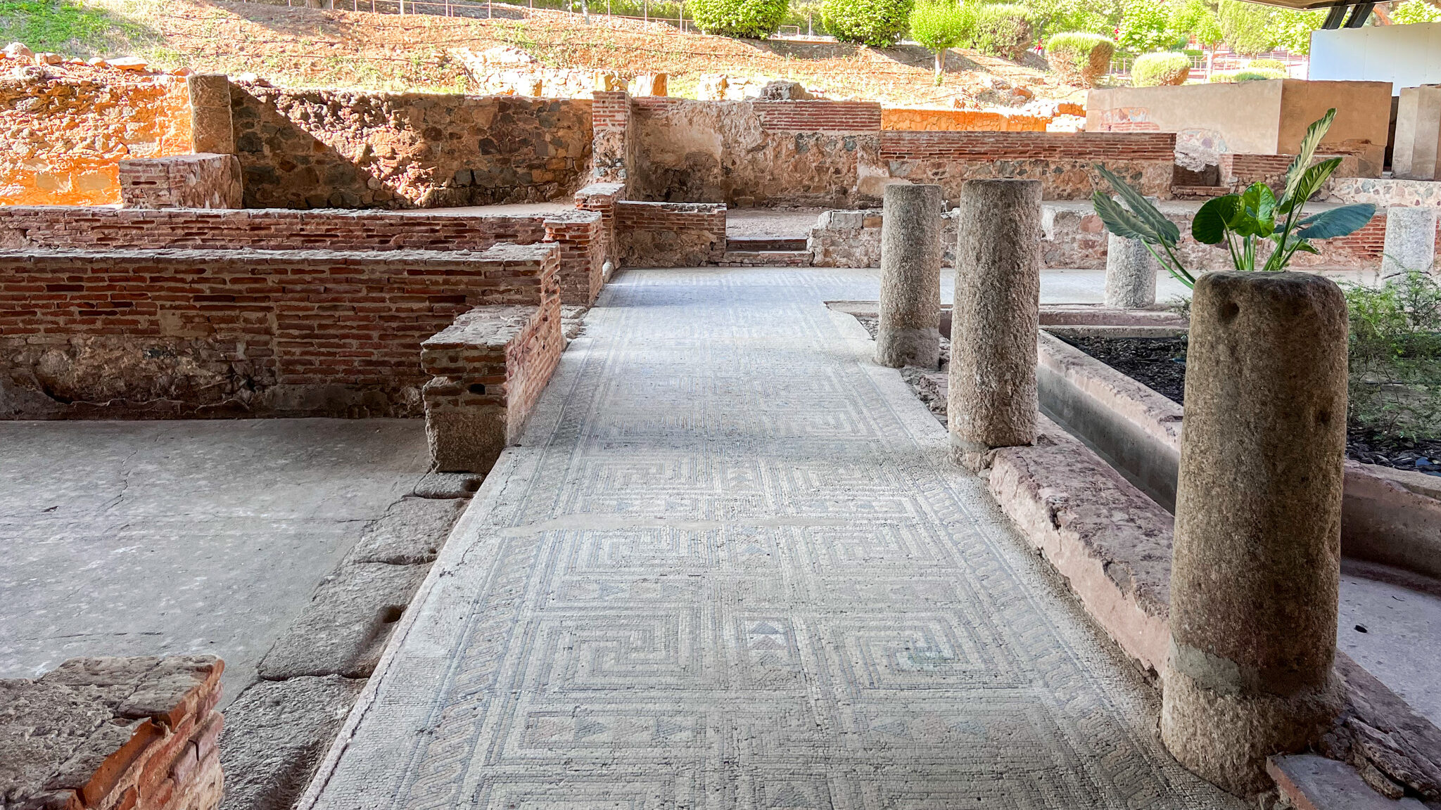 Casa Romana del Anfiteatro Merida | Krista the Explorer Remains of Roman villa next to theatre.