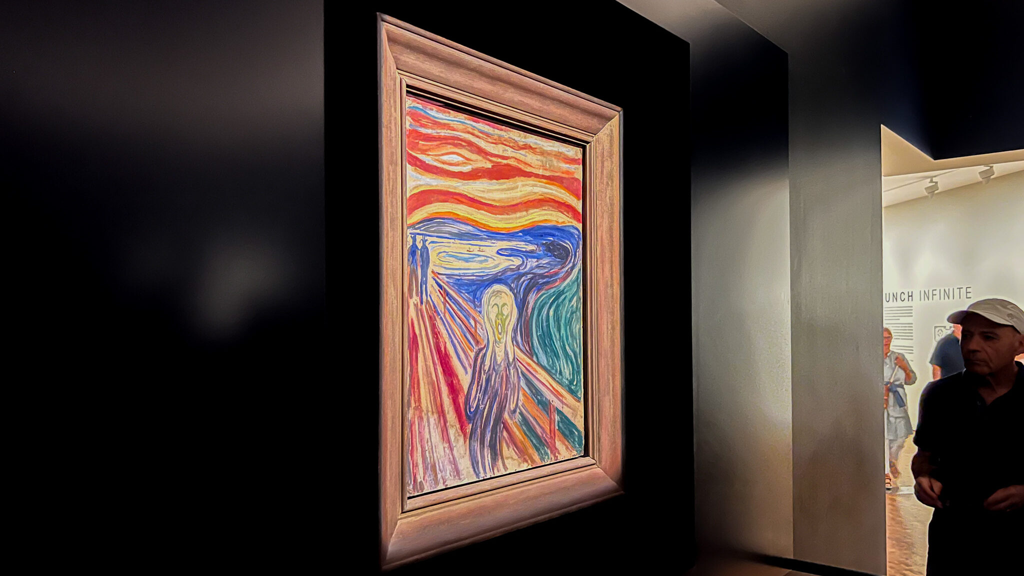 Munch Oslo Weekend | Krista the Explorer The Scream by Munch hung up in museum.