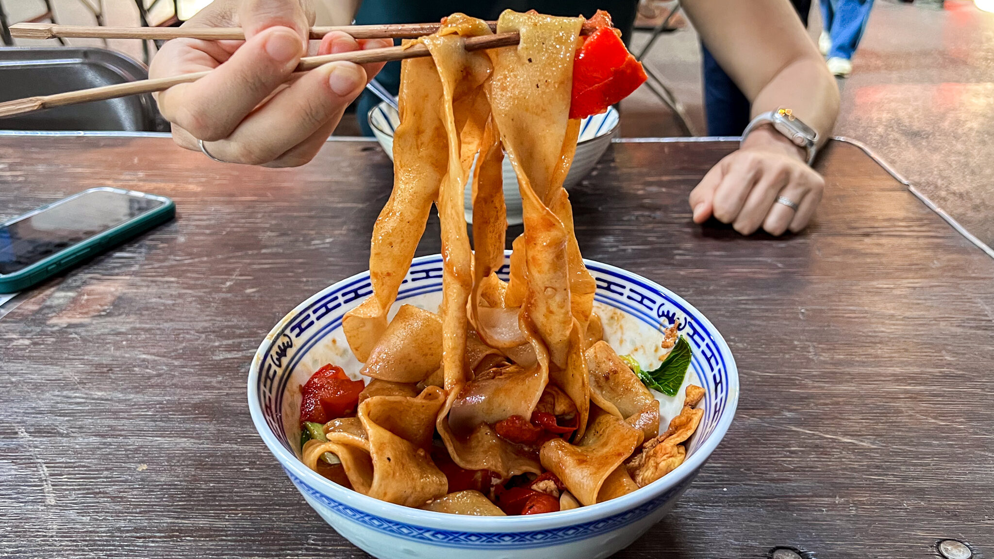 Vippa Noodles Oslo | Krista the Explorer Hand pulled Asian noodles at food hall.