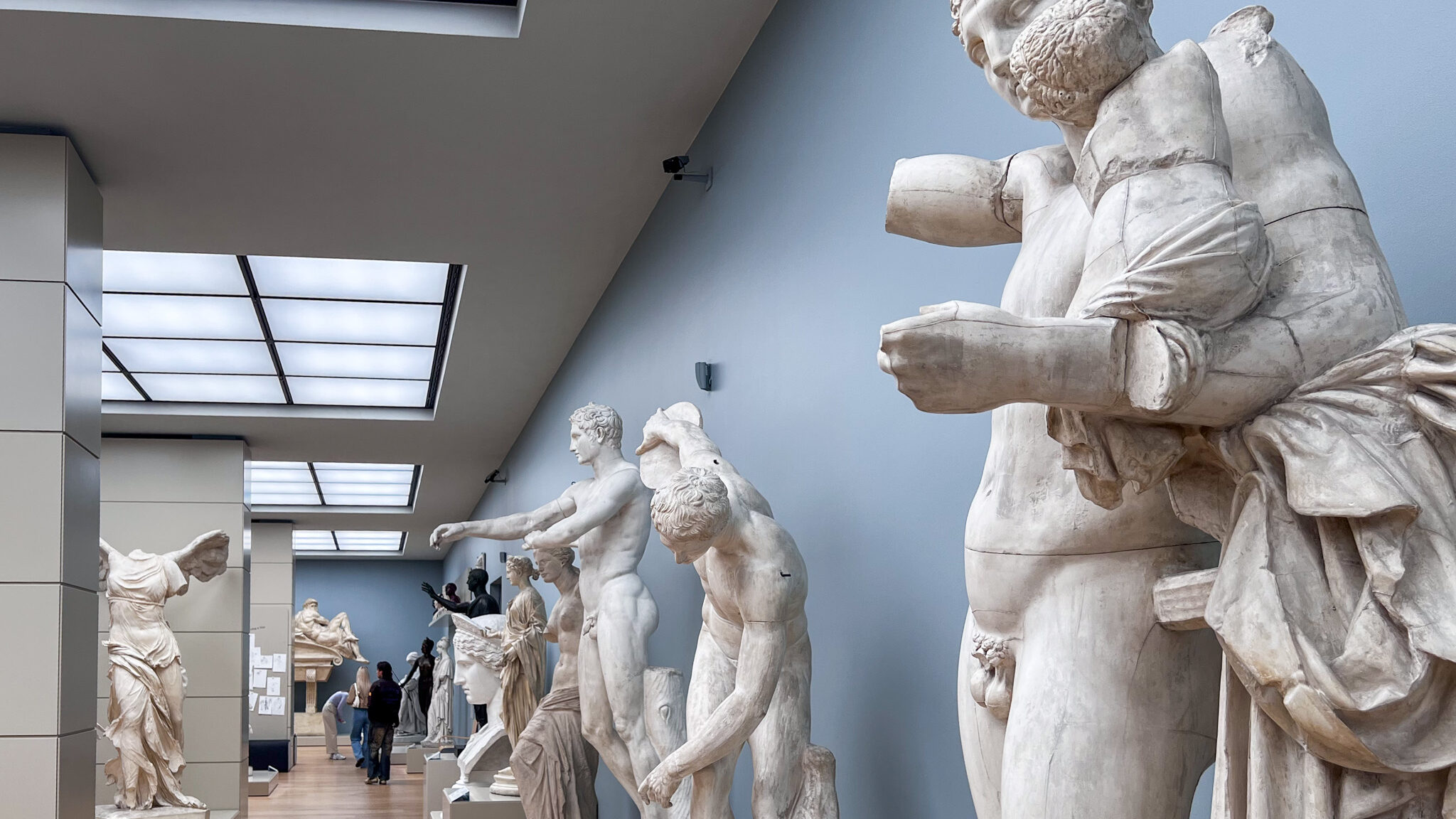National Museum Oslo | Krista the Explorer Ancient sculptures inside museum in Oslo.