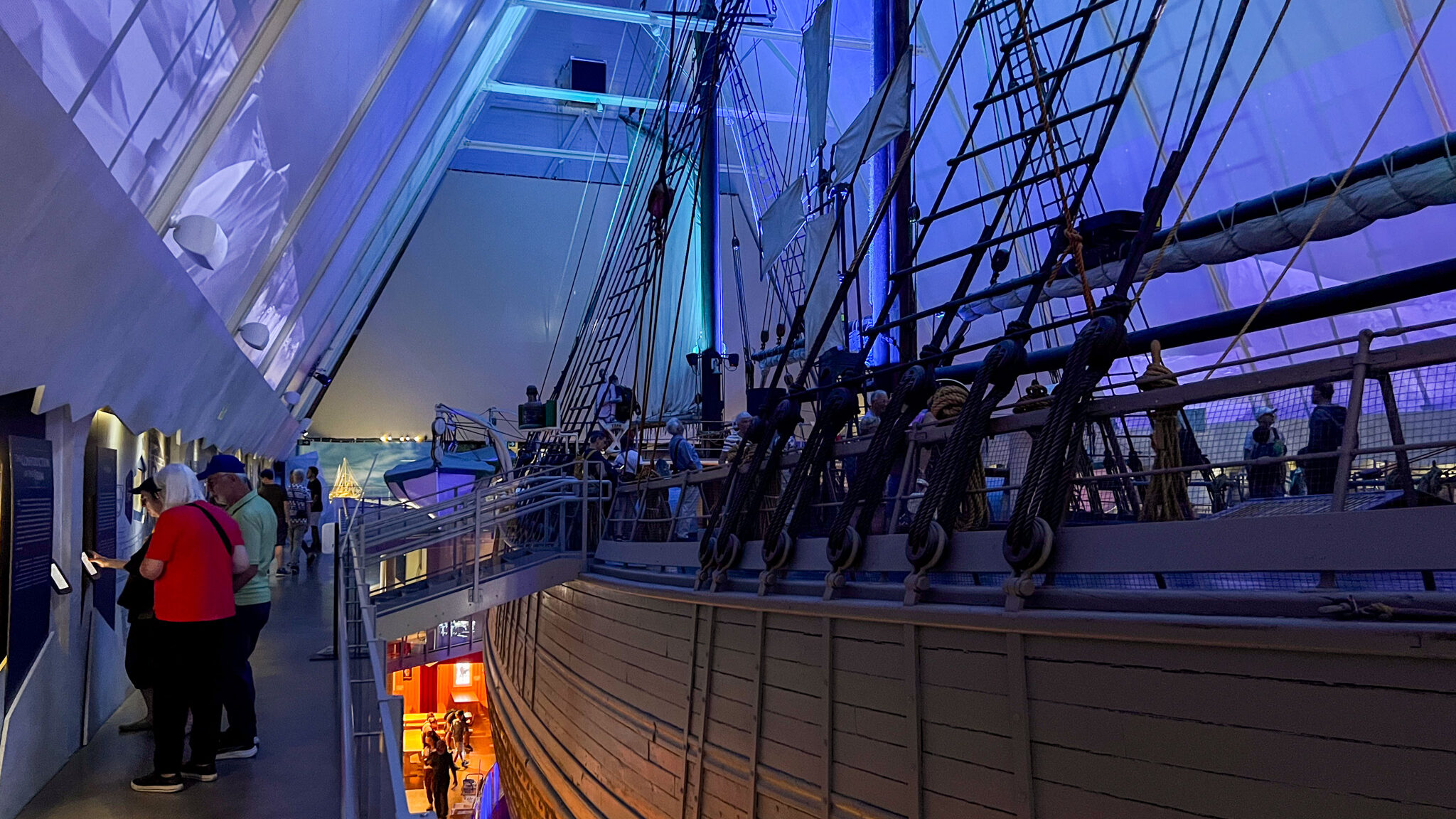 Fram Museum Oslo | Krista the Explorer Museum in Oslo with large ship inside.