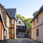 Historic street at open air museum best things to do in Oslo.