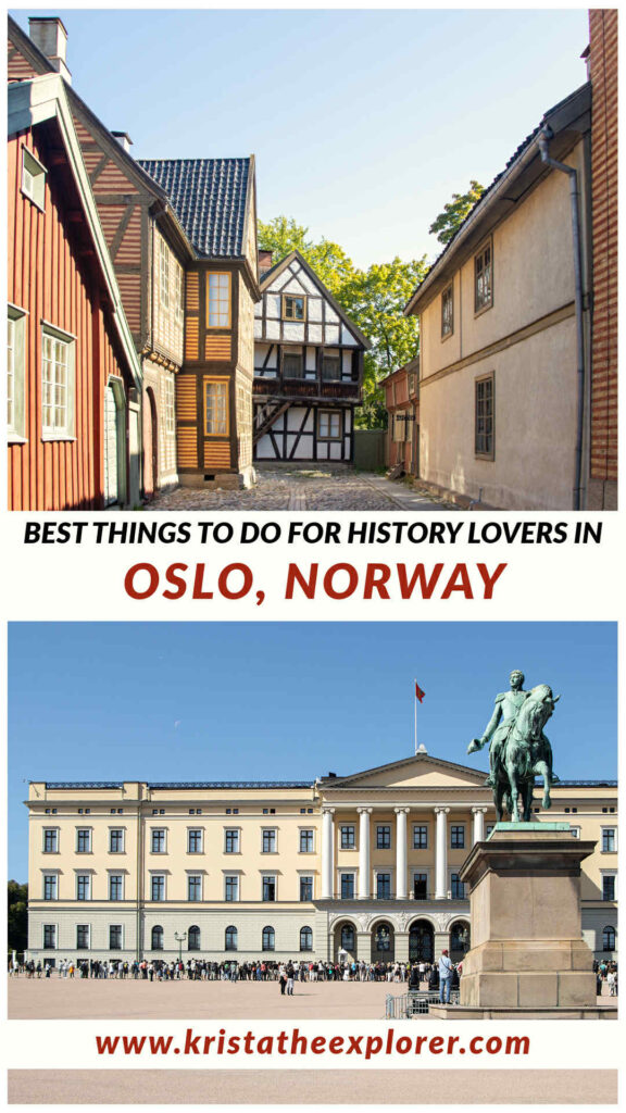 Oslo | Krista the Explorer Old street in Oslo and royal palace.