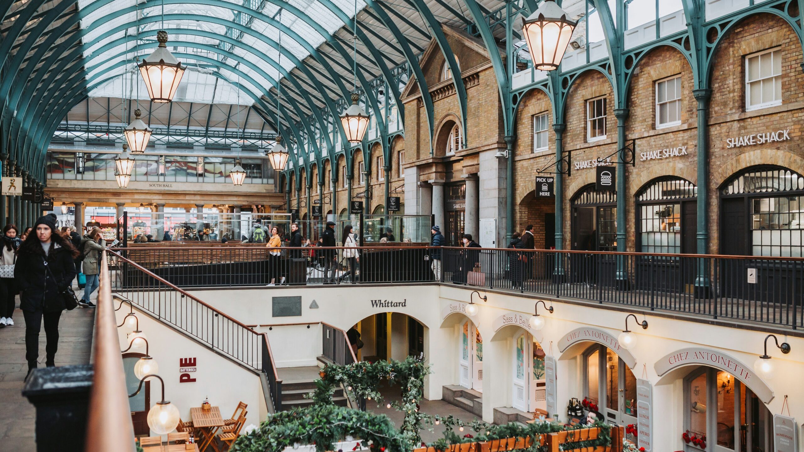 Covent Garden London | Krista the Explorer Covent Garden with shops and eateries.