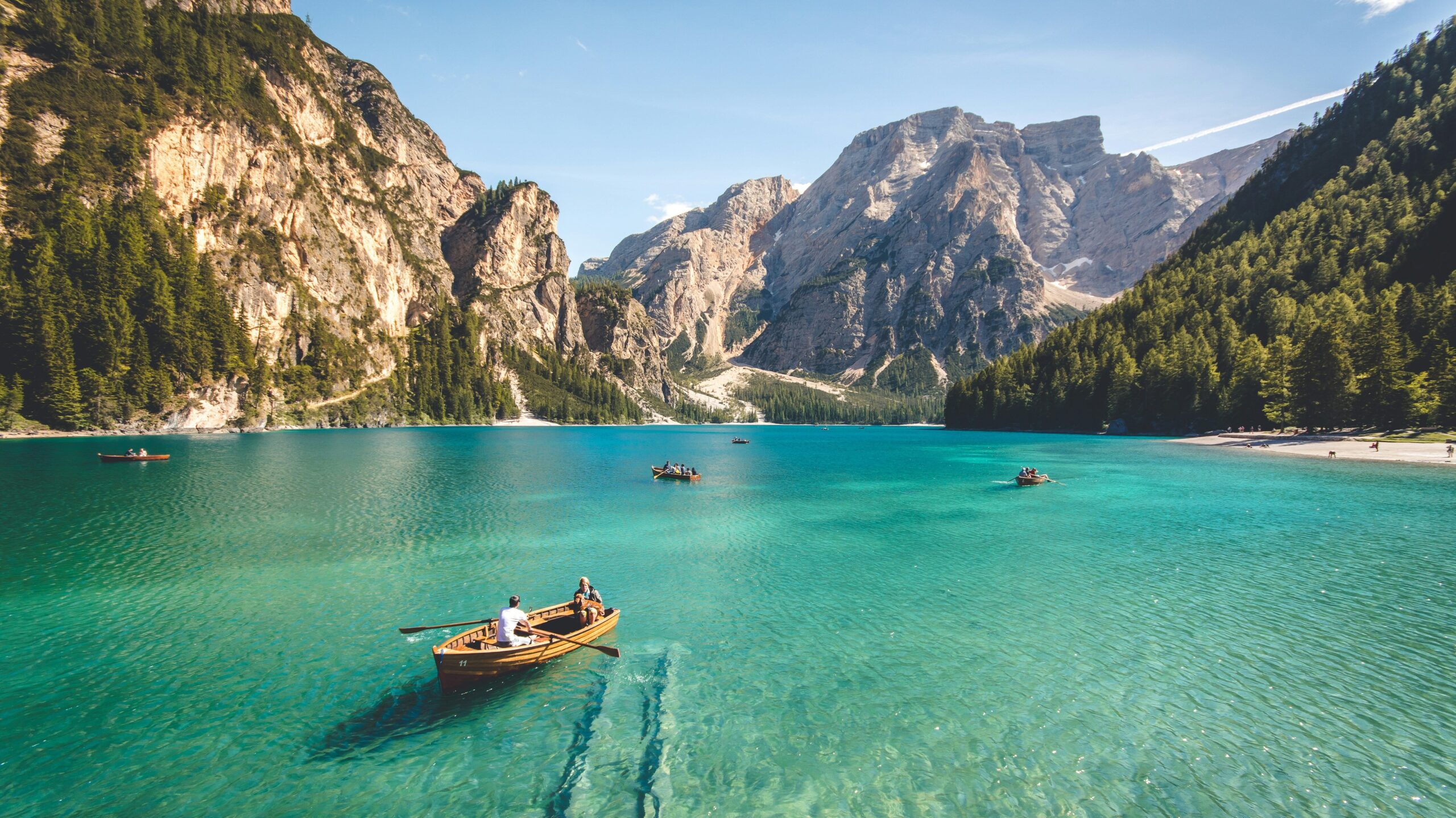 Technology Lake | Krista the Explorer Crystal clear lake with kayak on it.