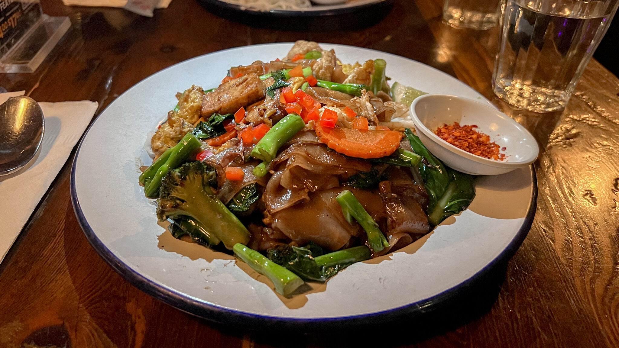 PAI Toronto | Krista the Explorer Plate with tofu fried noodles and vegetables.
