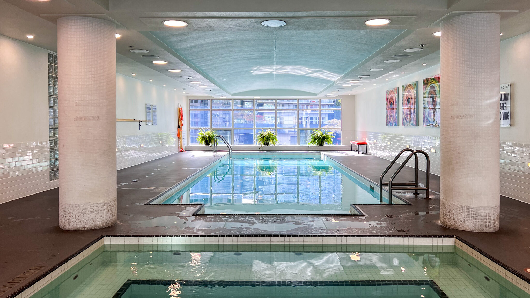 SoHo Hotel Toronto | Krista the Explorer Indoor pool and hot tub in hotel in Toronto.