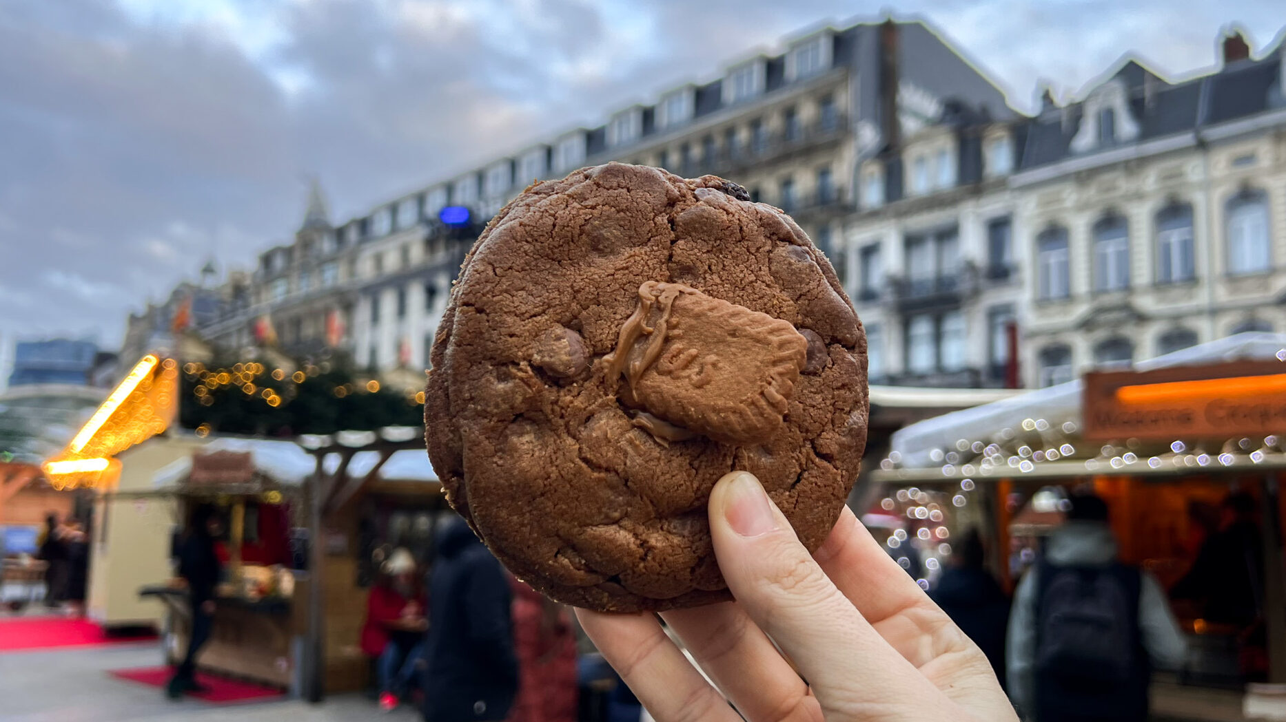 Ginger biscuit from Brussels Christmas market.