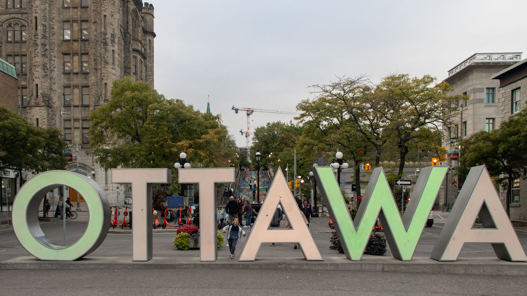 Ottawa Sign | Krista the Explorer Colourful Ottawa sign in market area of Ottawa.