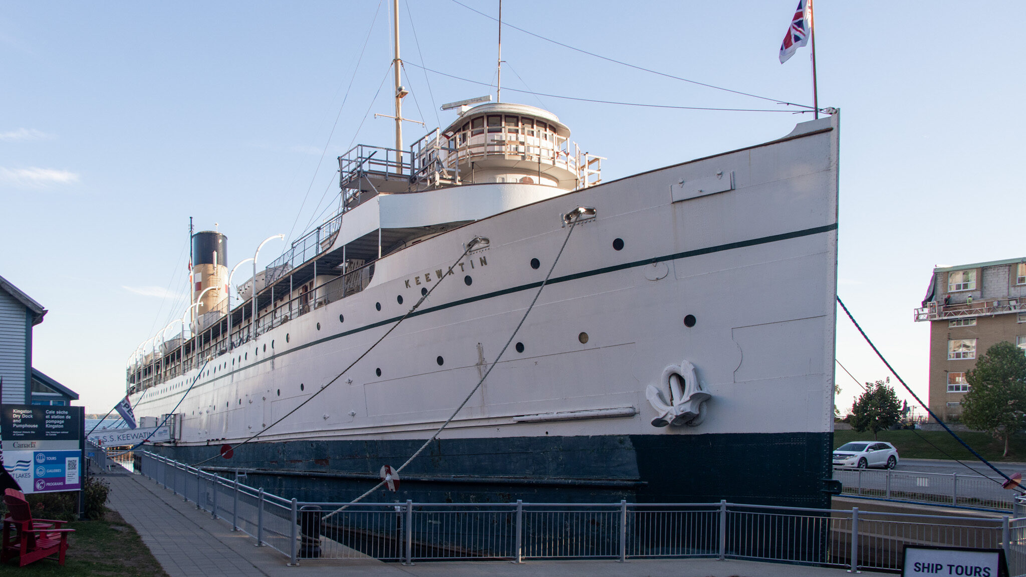 SS Keewatin Kingston | Krista the Explorer Large passenger liner docked in Kingston, Ontario.