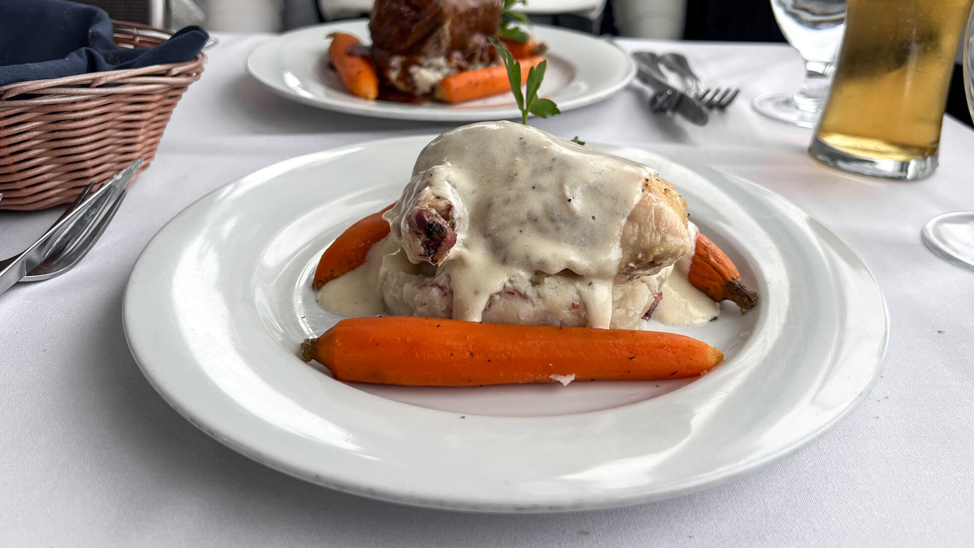 Kingston Cruise | Krista the Explorer Chicken with sauce and ribs served on boat.