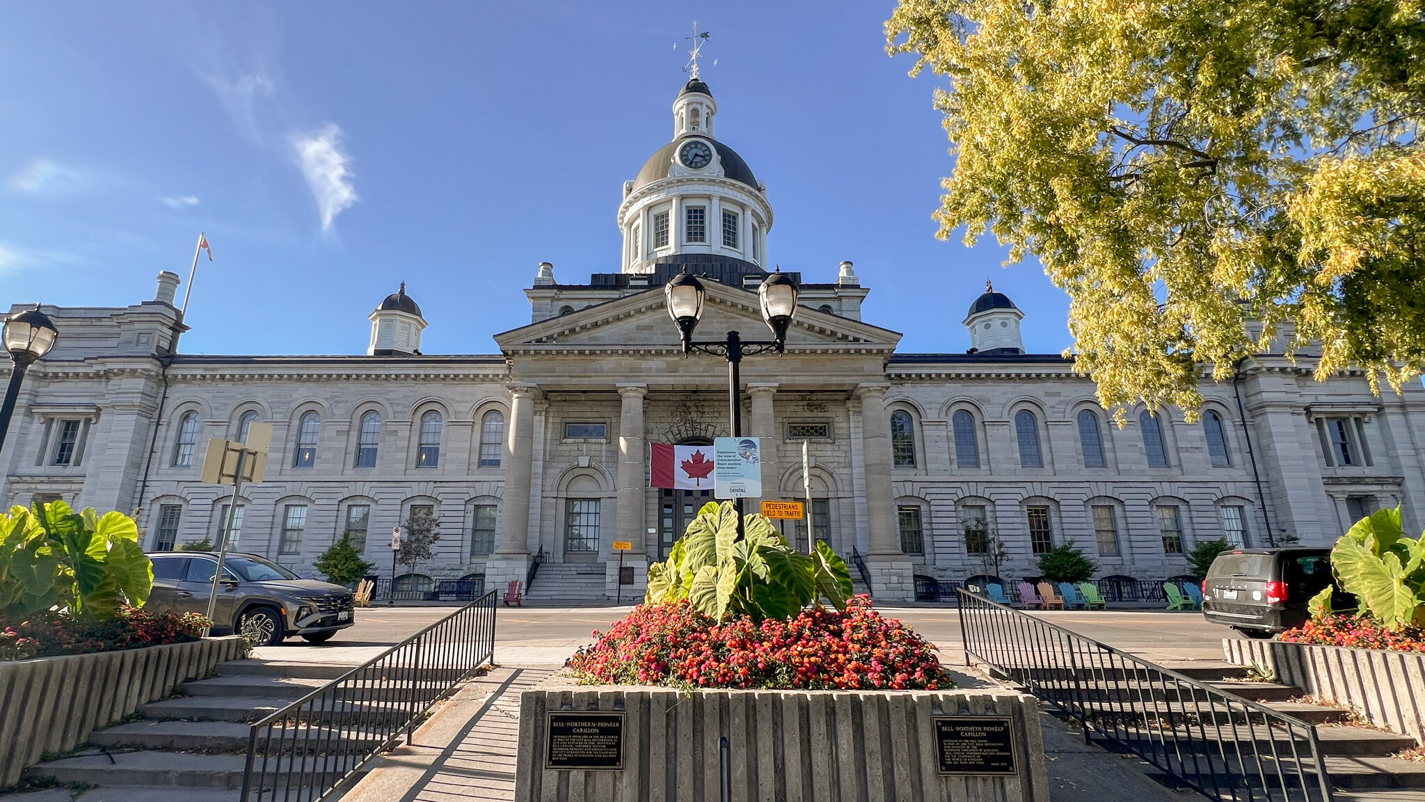Kingston City Hall | Krista the Explorer Large stone building in downtown Kingston used as city hall.