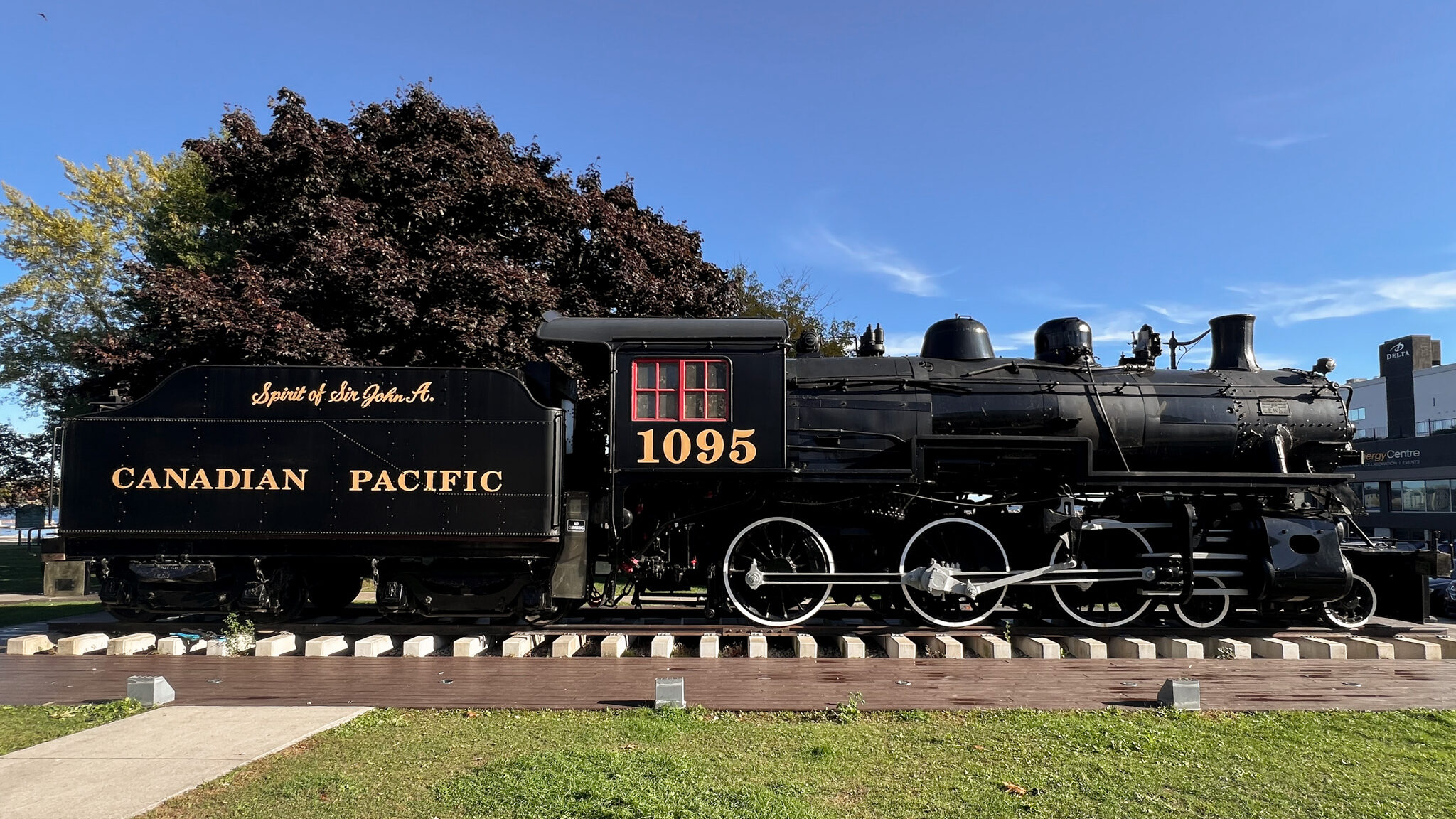 Train Kingston | Krista the Explorer Historic train in park things to do in Kingston.