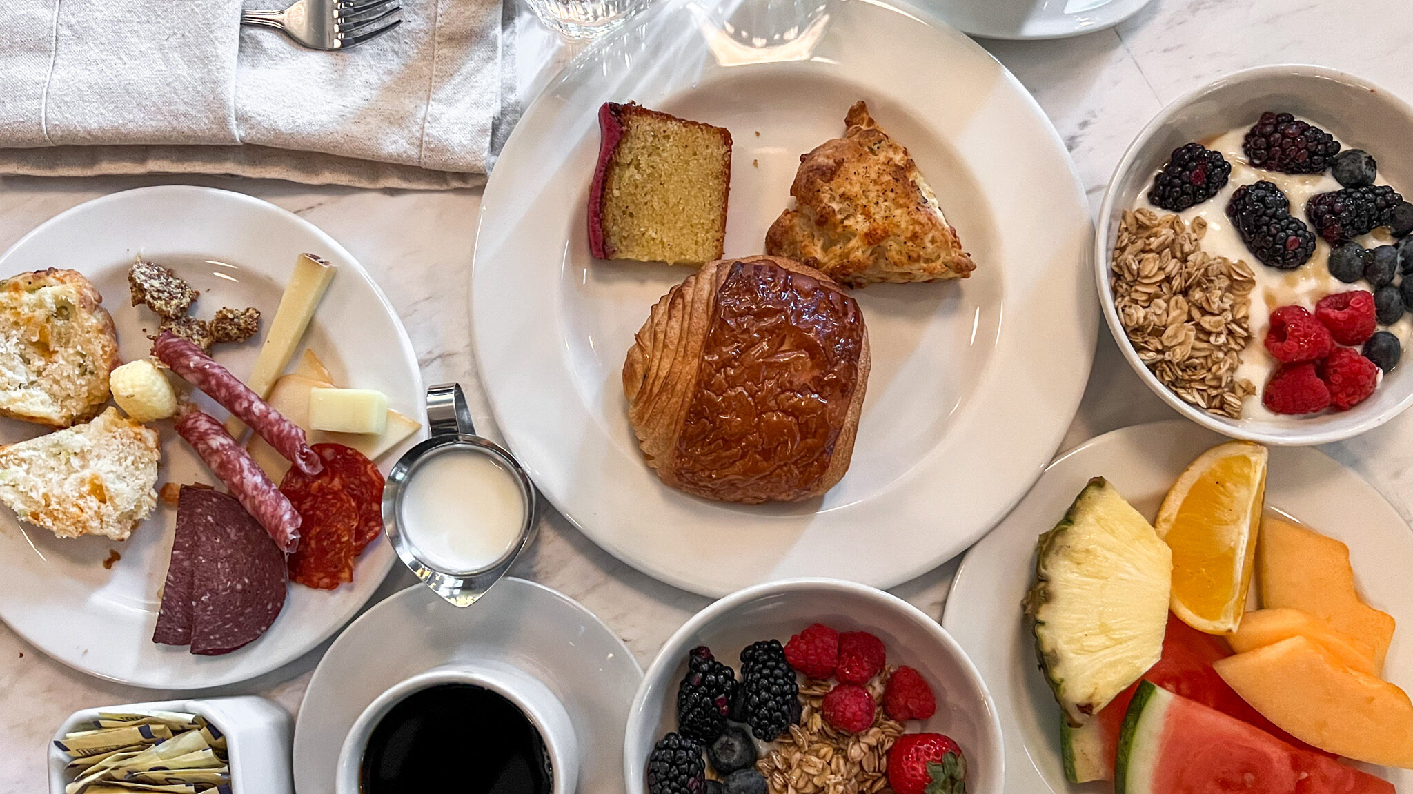 Belvedere Hotel Kingston | Krista the Explorer Continental breakfast served at boutique hotel.