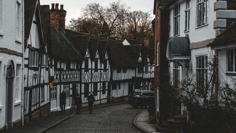 One of the prettiest English towns with Tudor-style buildings.