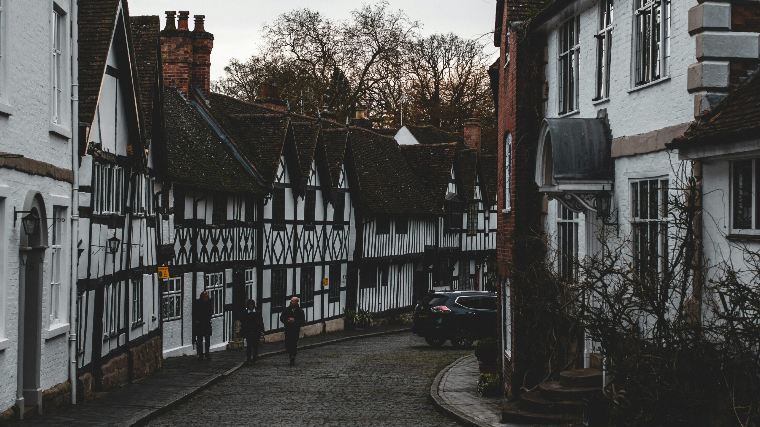 One of the prettiest English towns with Tudor-style buildings.