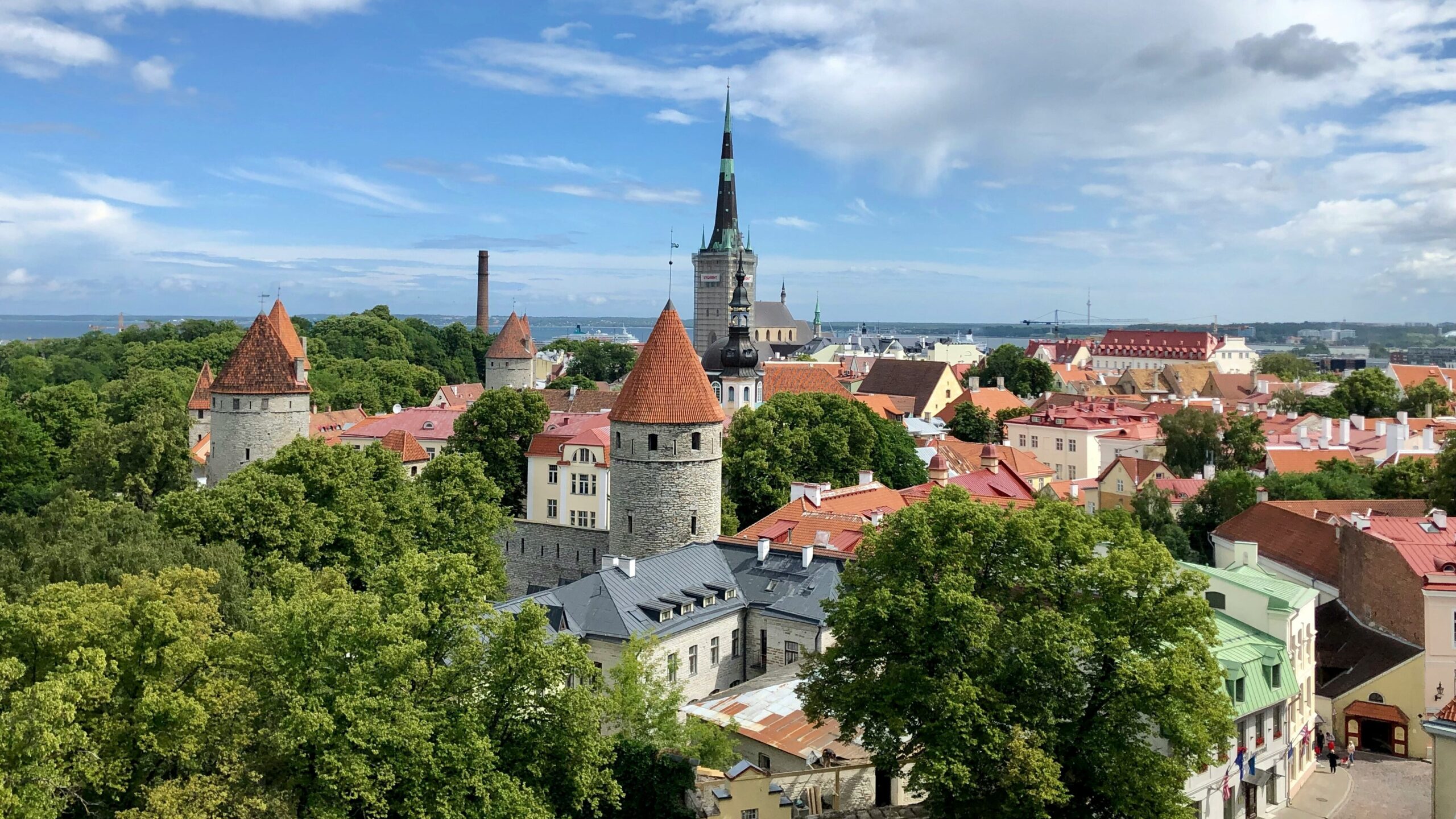 Estonia Study Abroad | Krista the Explorer View of Tallinn old town during study abroad.