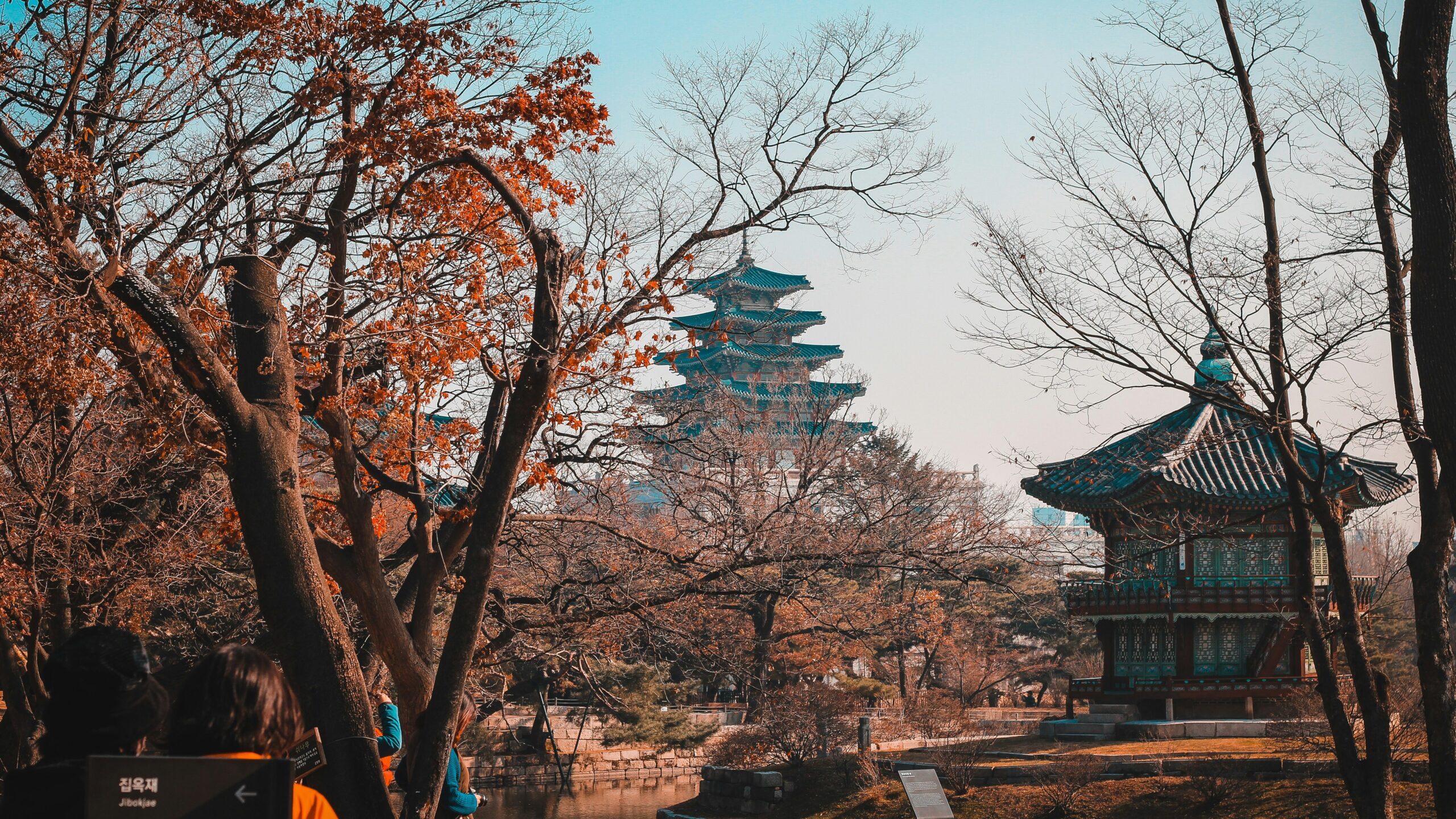 South Korea Study Abroad | Krista the Explorer View of a temple in South Korea on an autumn day.