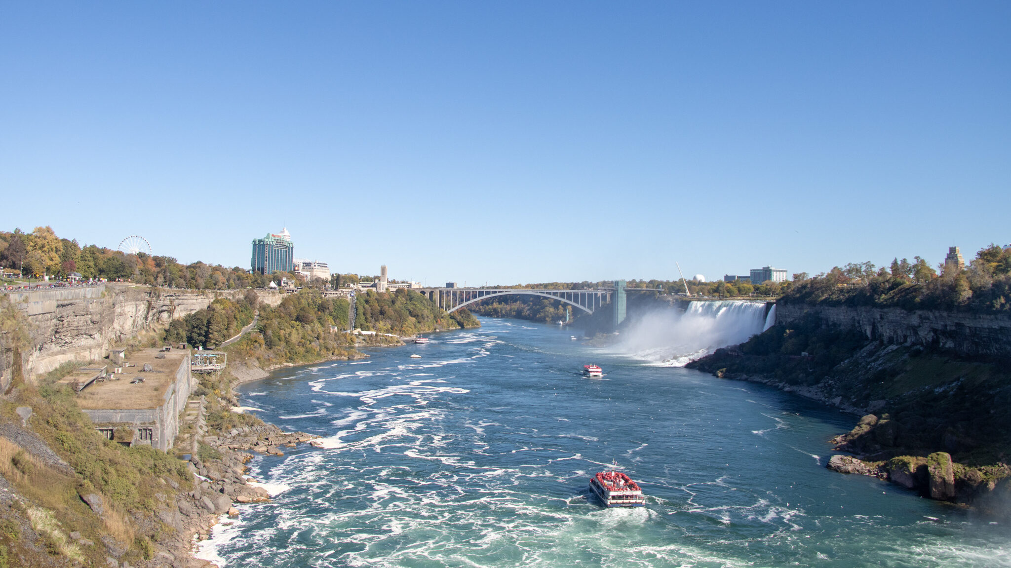 Niagara Falls Adventure Pass Plus | Krista the Explorer Niagara Falls Adventure Pass Plus view of river.
