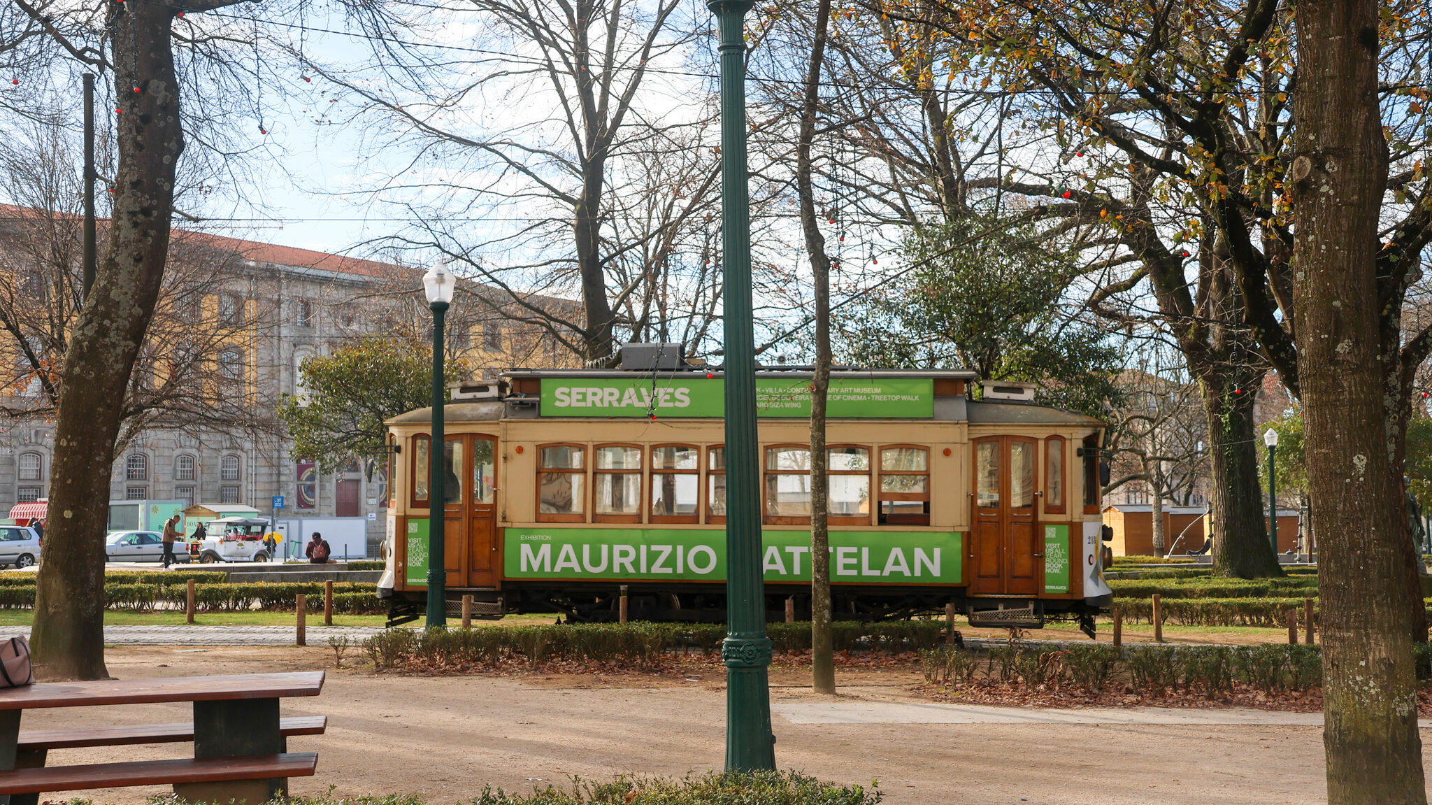 Tram Porto | Krista the Explorer Vintage tram travelling through Porto.