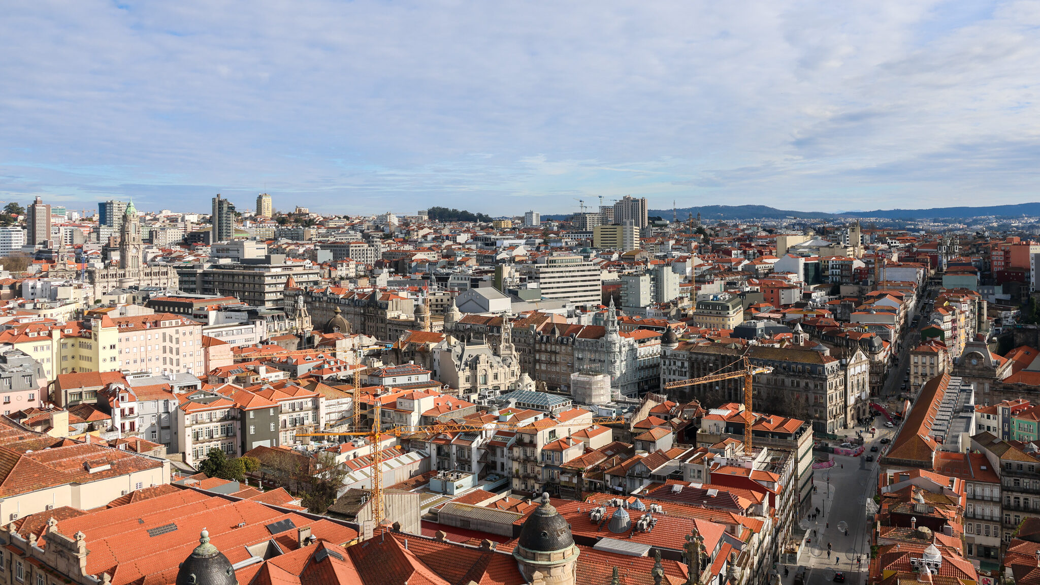 View of Porto from a church tower.