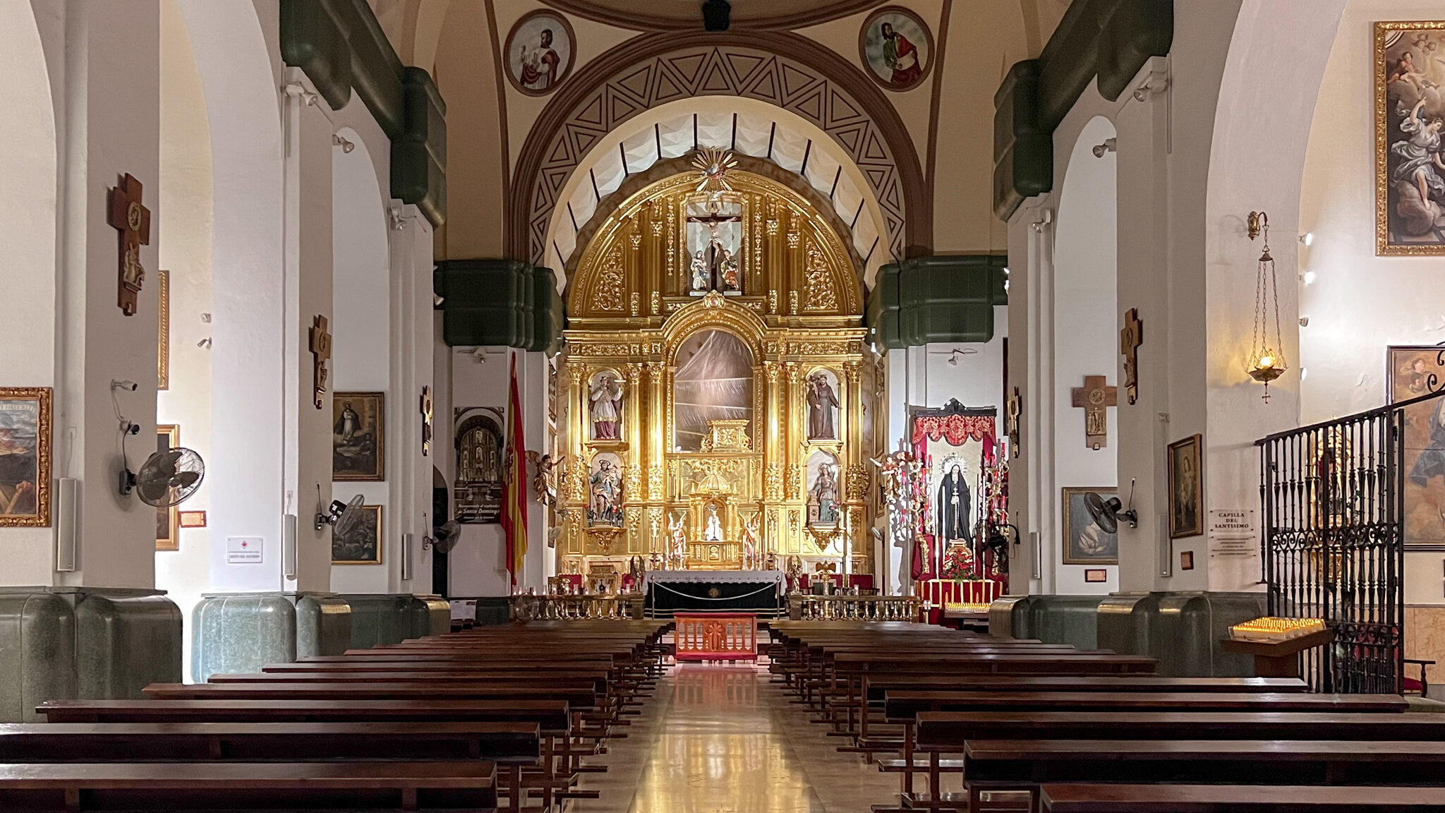 Santo Domingo Cartagena | Krista the Explorer Interior of historic church in town centre.