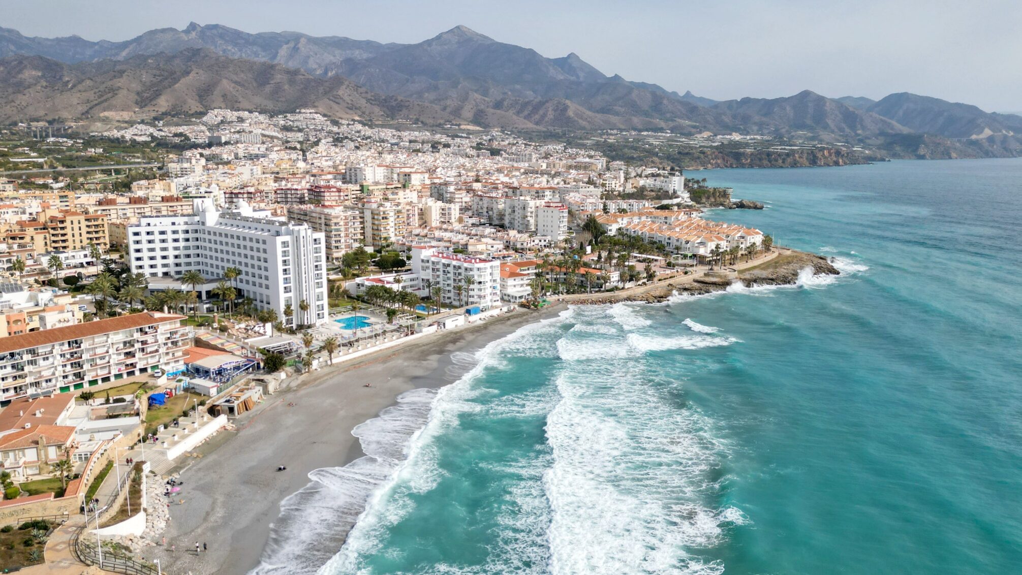 Nerja | Krista the Explorer Aerial view of Nerja and its beaches.