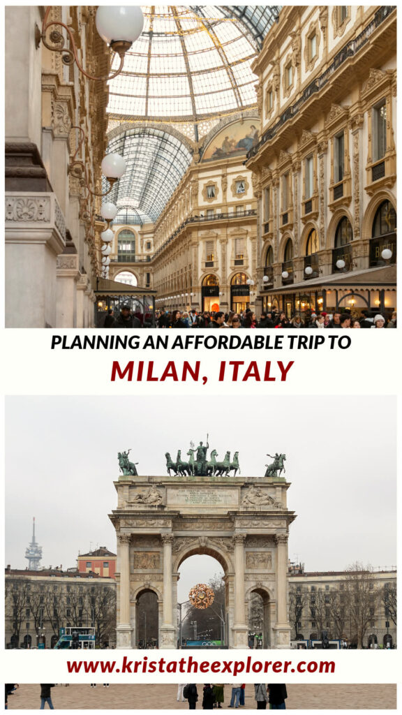 Shopping gallery and arch with Olympic torch in the centre.