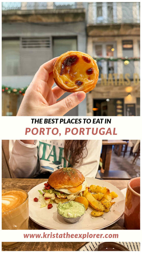 Portuguese tart and breakfast bun.