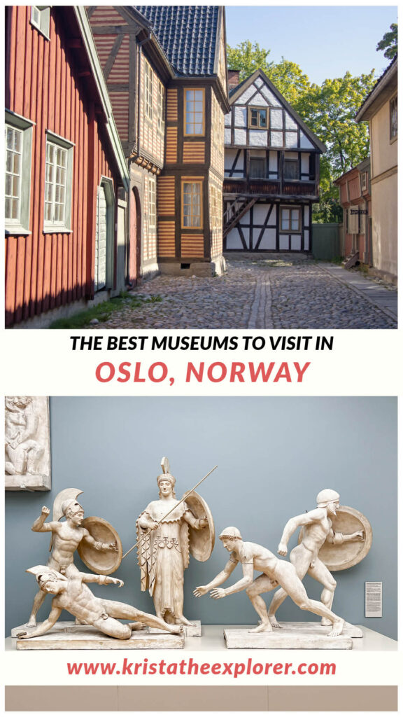 Outdoor history museums and statues inside museum.