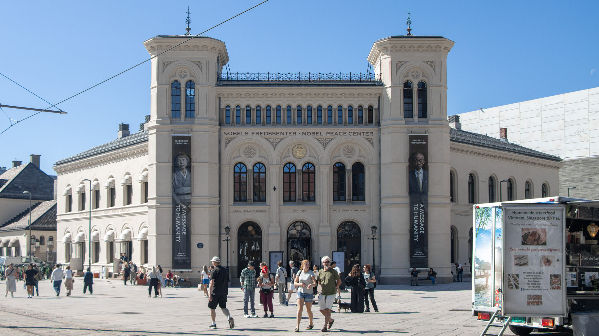 Exterior of Nobel Peace Center in downtown Oslo.