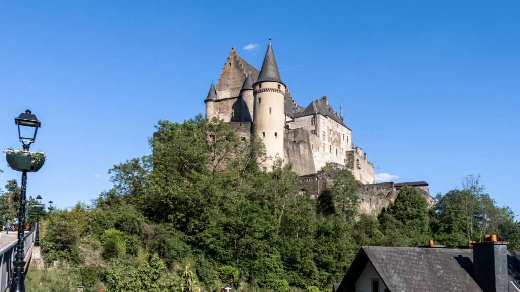 Vianden Castle one of the best castles in Luxembourg.