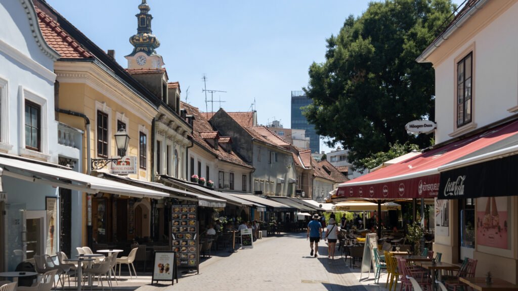 Zagreb Upper Town | Krista the Explorer Historic street during 1 day in Zagreb in the summer.