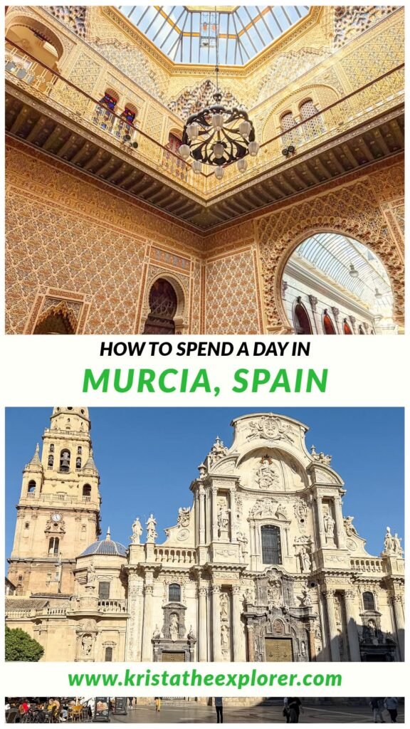 Murcia | Krista the Explorer Moorish interior of historic building and exterior of medieval cathedral.
