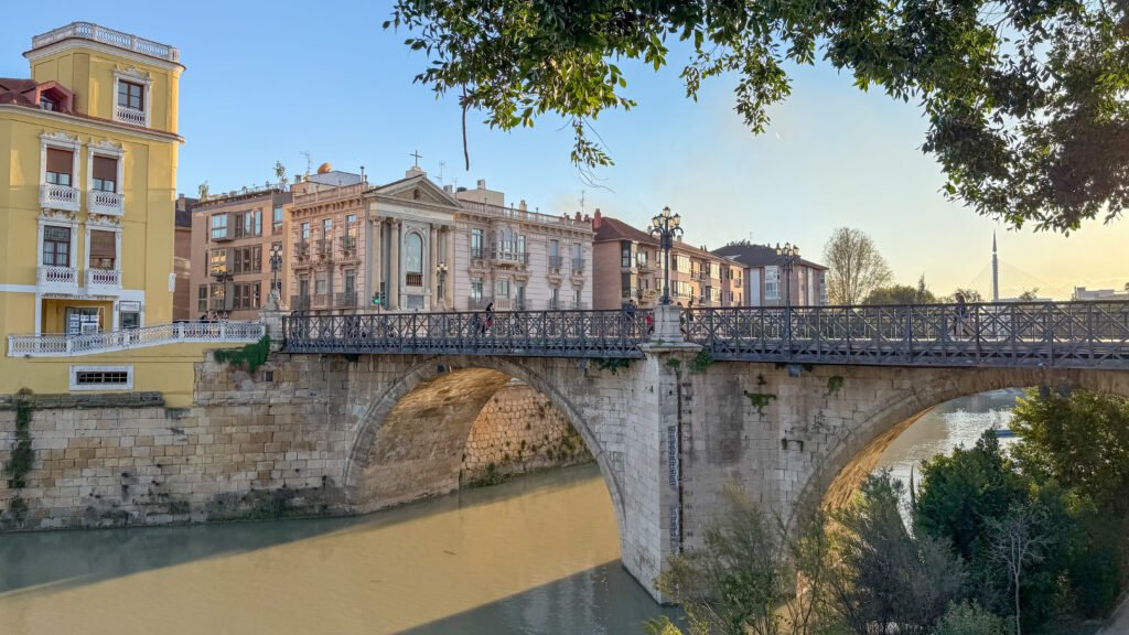 Puente de los Peligros Murcia | Krista the Explorer Stone bridge crossing river in Murcia city centre.